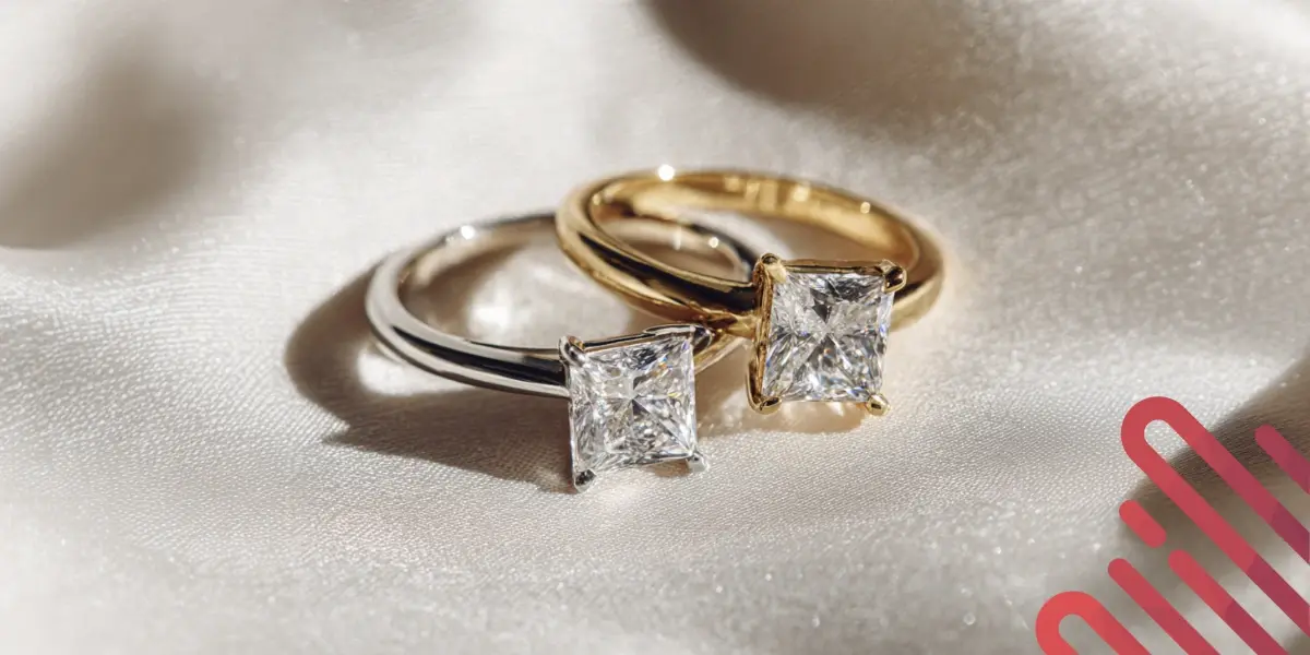 seleccion de anillos corte princesa